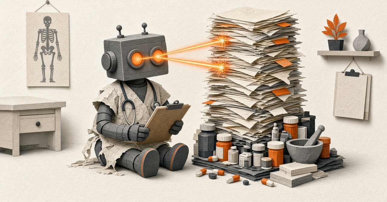 AI-generated robot with laser eyes